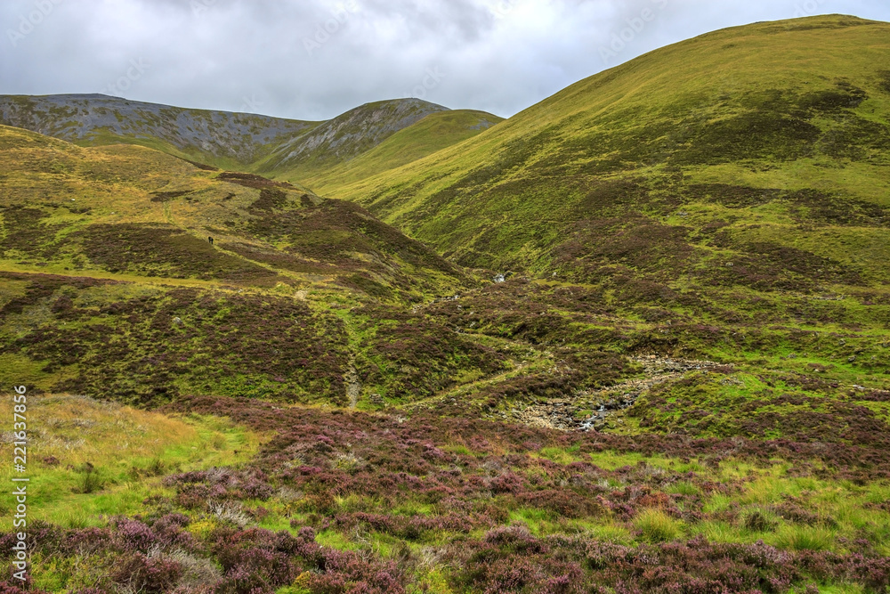Scottish Highlands. Cairngorm Mountains. Braemar, Royal Deeside, Aberdeenshire, Scotland, UK.