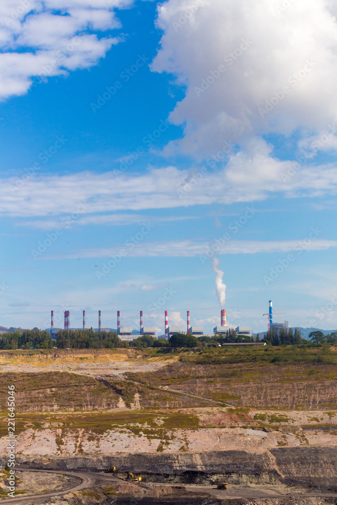 Heavy industrial coal powered electricity plant Heavy industrial coal powered electricity plant