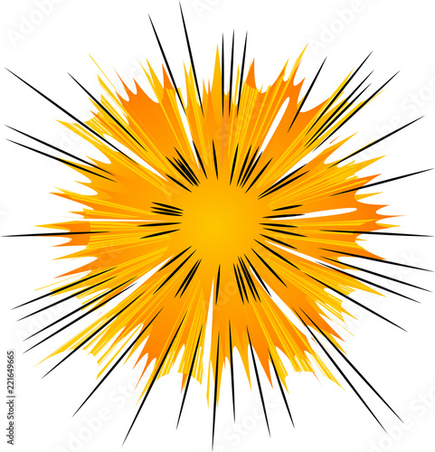 Vector illustrated cartoon, comic book style background.