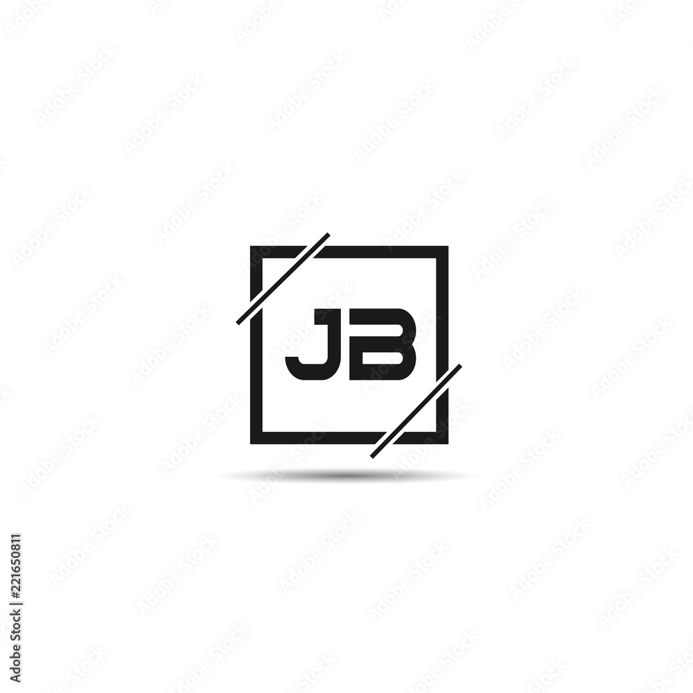 Initial Letter JB Logo Template Design Initial Letter JB Logo Template Design