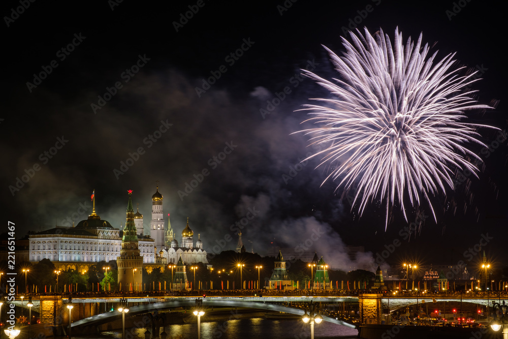 Naklejka premium Fireworks