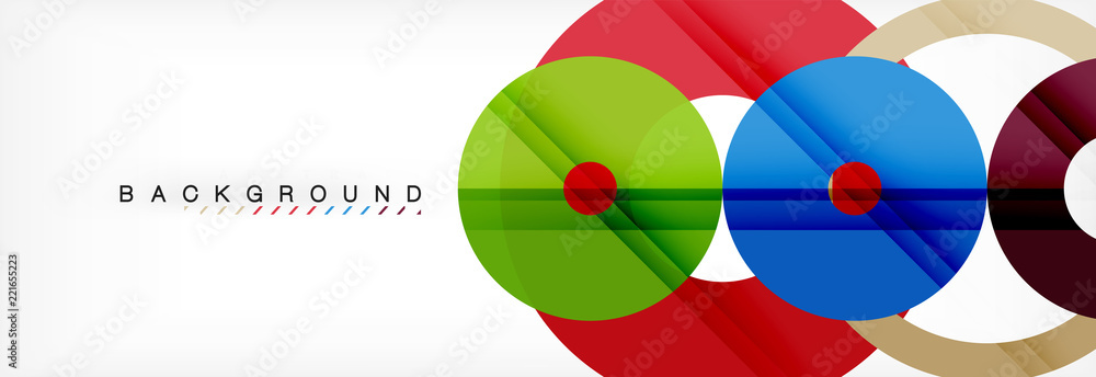 Geomtric modern backgrounds, rings abstract template Geomtric modern backgrounds, rings abstract template