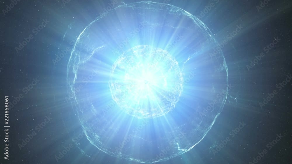 Huge violent explosion in space