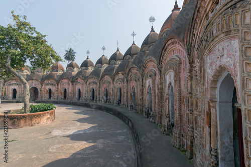 108 Shiva Temples of Kalna, Burdwan , West Bengal. photo