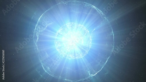 Huge violent explosion in space