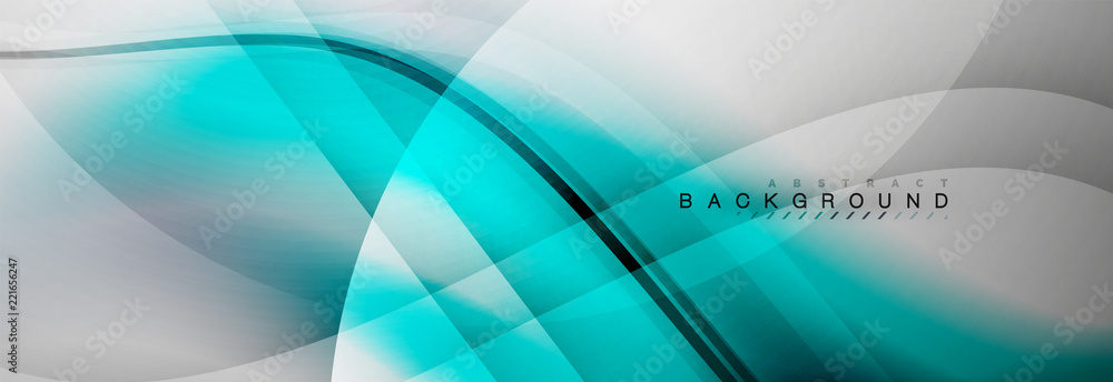 Smooth flowing wave motion concept background Smooth flowing wave motion concept background