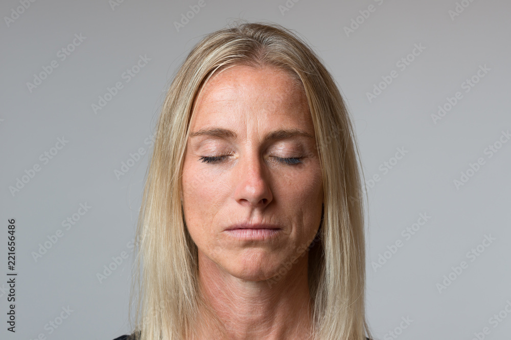 Close up portrait of beautiful mature woman Close up portrait of beautiful mature woman