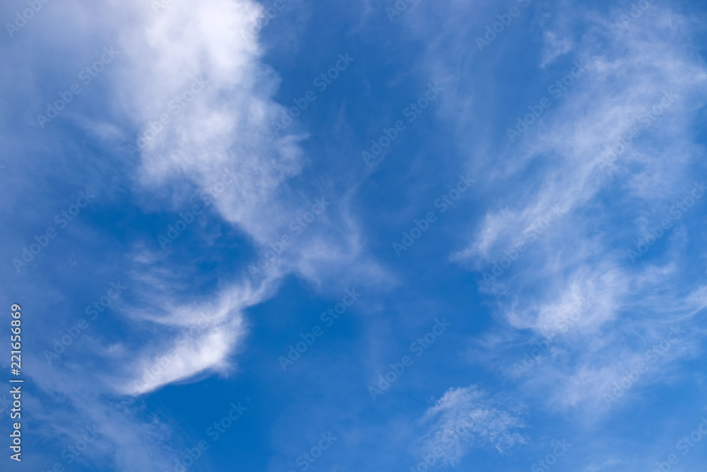 Blue sky clouds background. Beautiful white cloud on blue sky background Blue sky clouds background. Beautiful white cloud on blue sky background