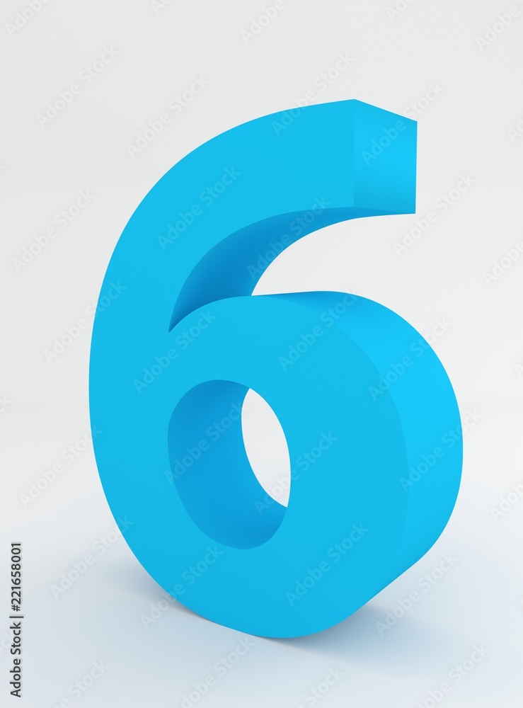 3D Numbers render 3D Numbers render