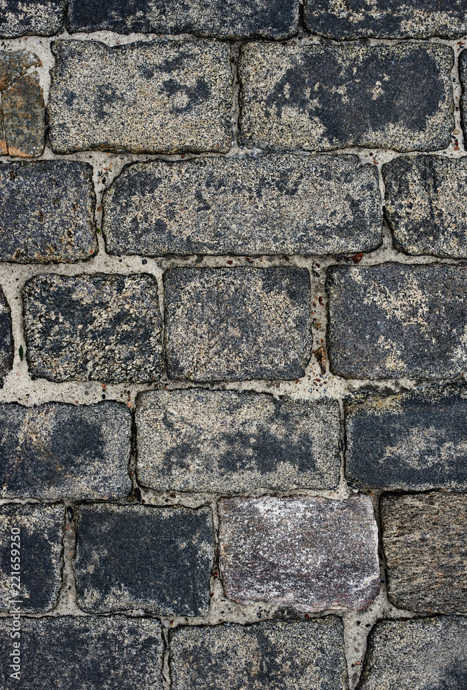 Fototapeta premium old cobblestone road for background or texture
