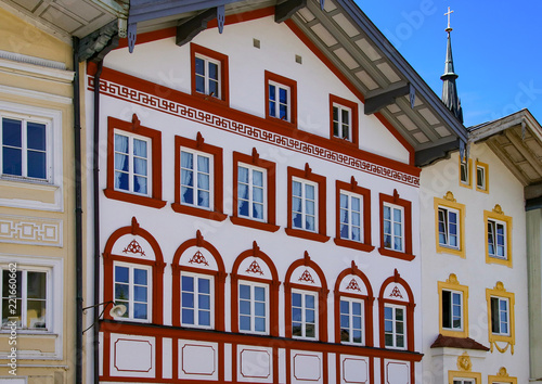 Bad Tölz, Altstadt, Marktplatz, Bayern, Deutschland 