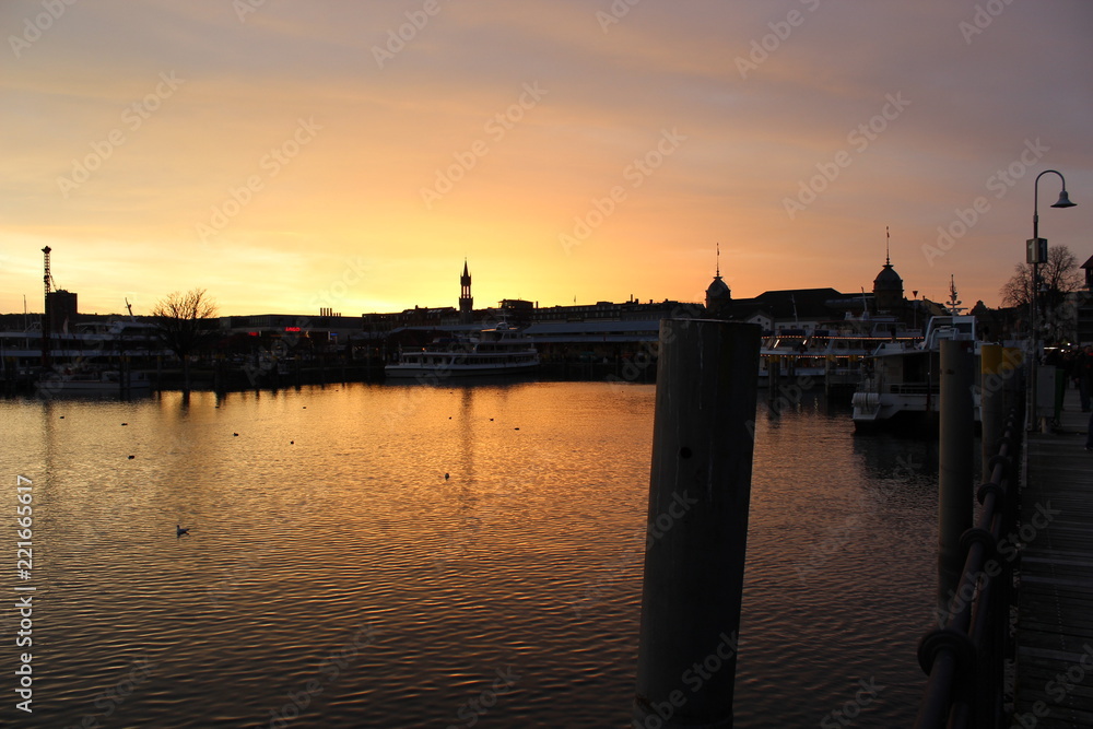 Sunset, Konstanz, Lake Constance