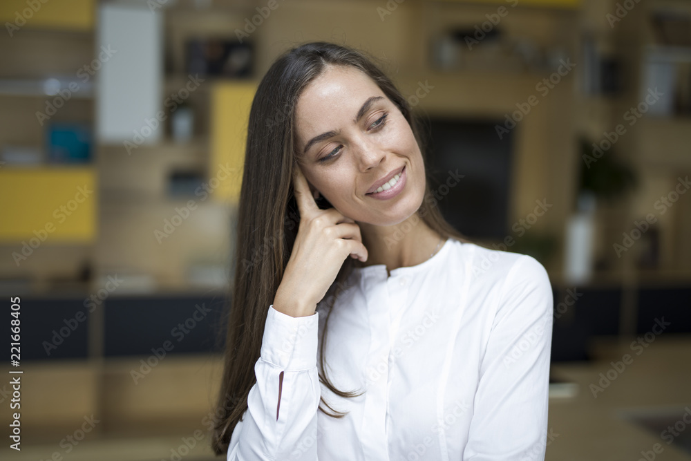 Thinking businesswoman Thinking businesswoman