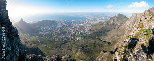 View from the top of Table Mountain, Cape Town
