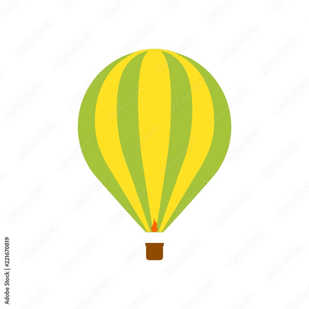 Fototapeta premium Hot air balloon vector illustration