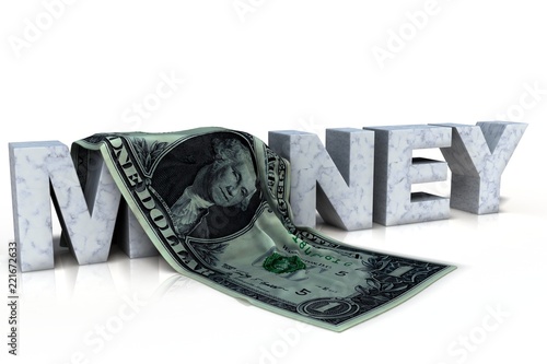 dollar bill on Money Letters