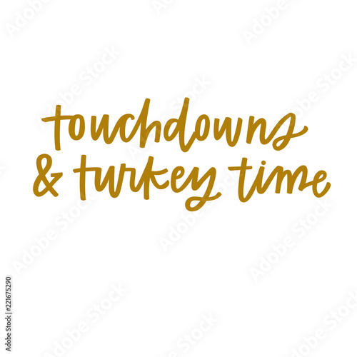 Touchdowns and Turkey Time