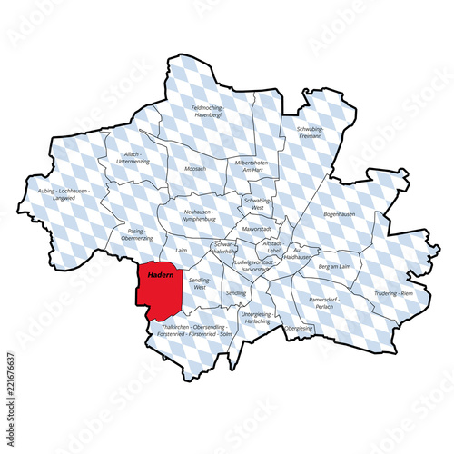 München Bezirke - Hadern