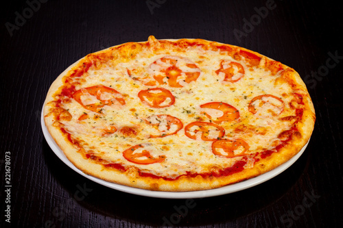 Delicious margarita pizza