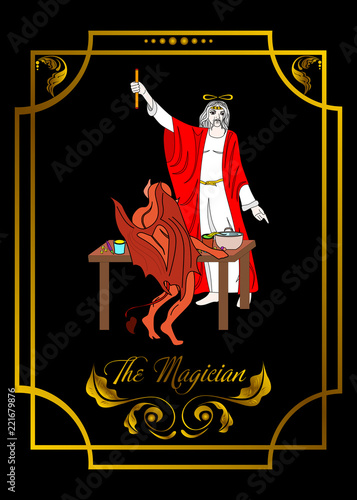 magician man card is magic card for taro with man 3