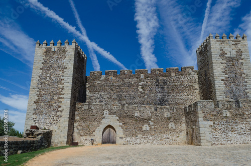 Castillo de Sabugal, conocido como el de las cinco quinas. Distrito de Guarda, Portugal. photo