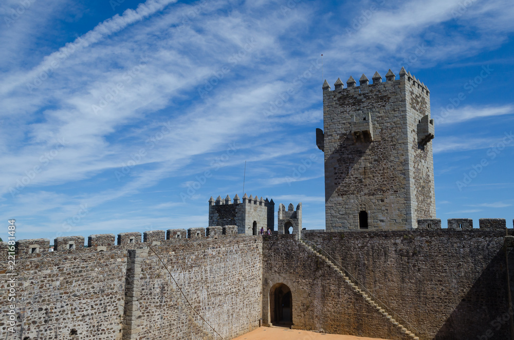 Interior del castillo de Sabugal, Portugal.