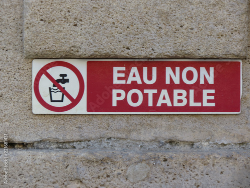 eau non potable