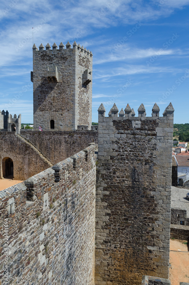 Castillo medieval de Sabugal. Portugal.