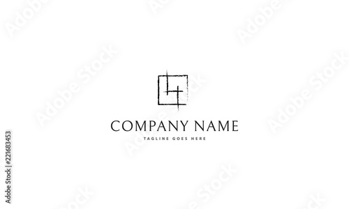 Abstract four logo vector image
