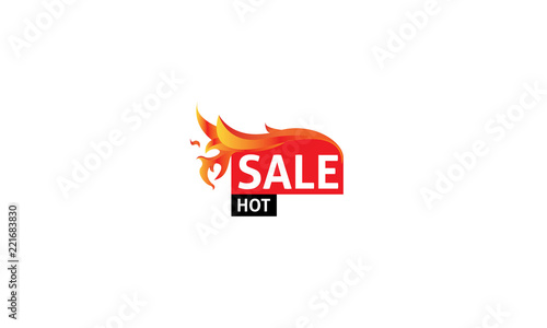Hot Sale Red vector logo image