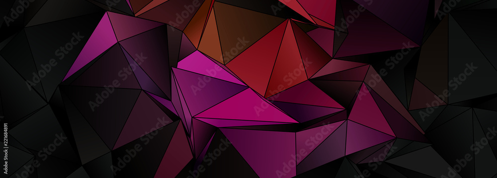 Triangular 3d, modern background Triangular 3d, modern background