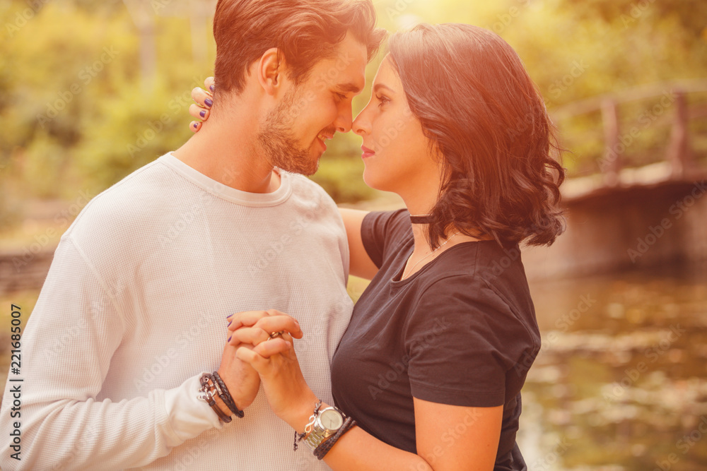 © Kitja - Couple in love holding hands. © Kitja - Couple in love holding hands.