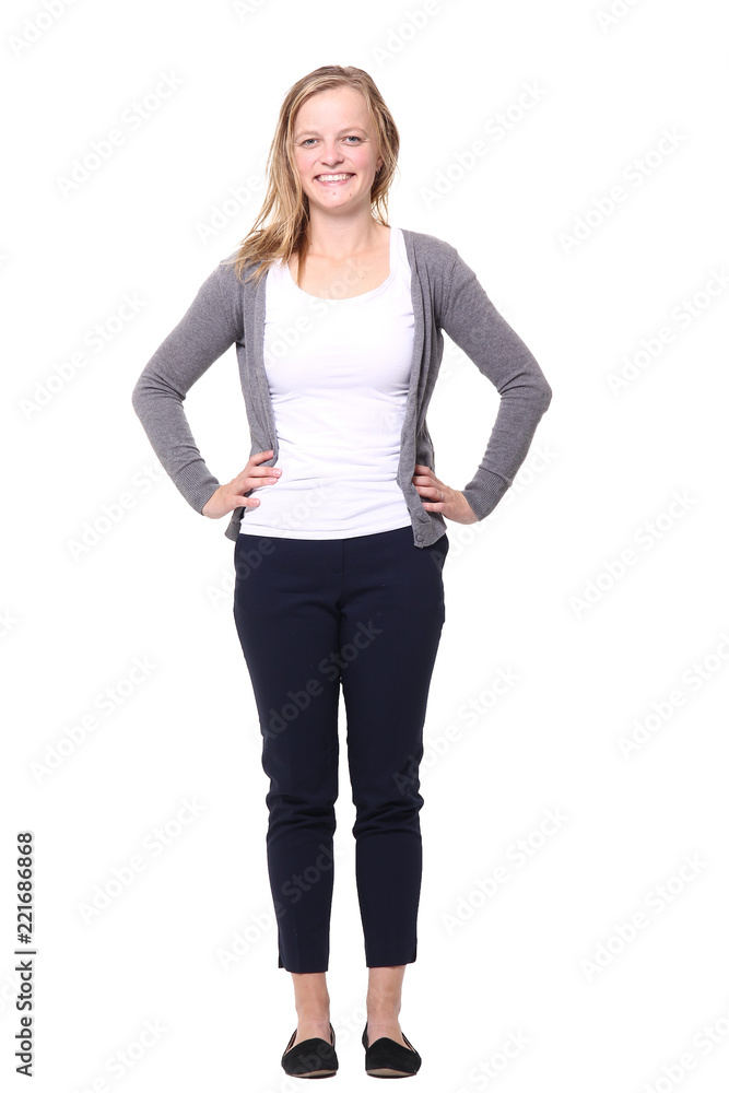 Full body caucasian woman Full body caucasian woman