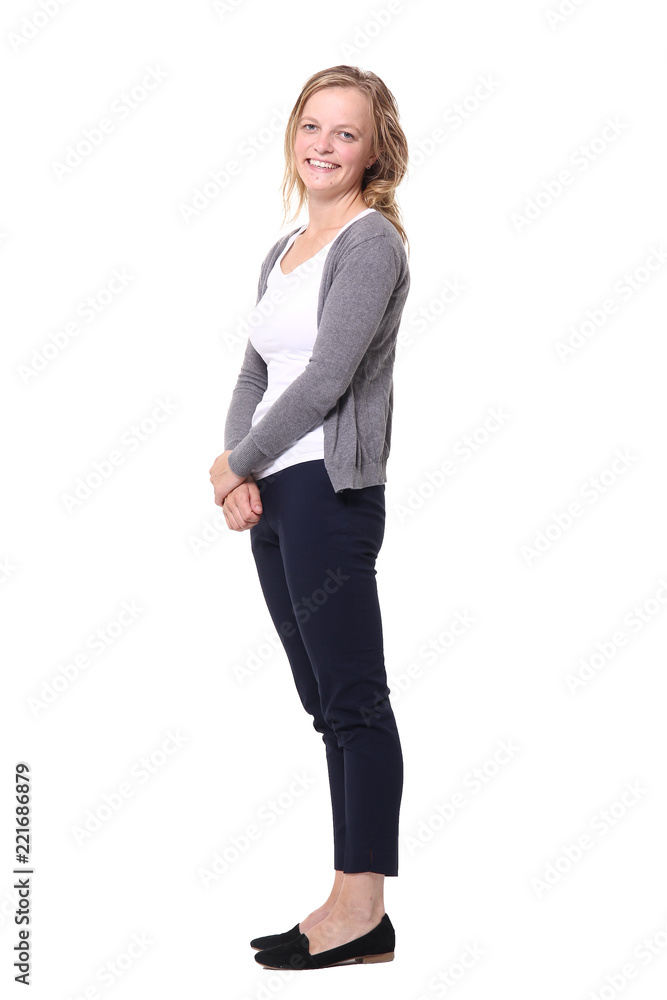 Full body caucasian woman Full body caucasian woman