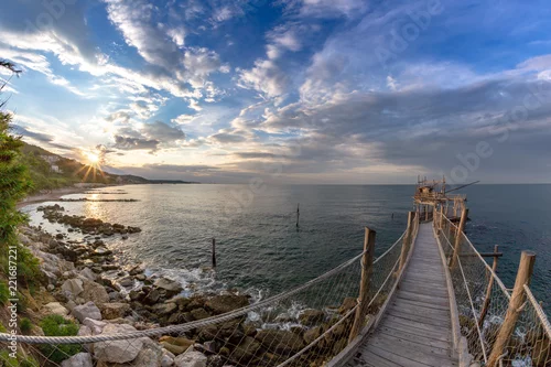 Obraz Trabocco Turchino - Wybrzeże Trabocchi - San Vito (CH)
