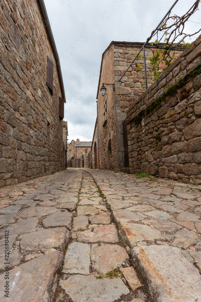 Vue d'une rue dans les Cévennes