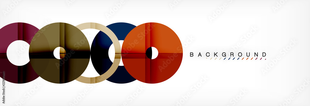 Geomtric modern backgrounds, rings abstract template Geomtric modern backgrounds, rings abstract template
