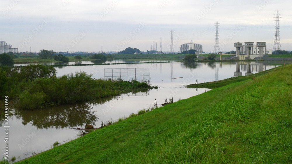 自然災害 河川の増水