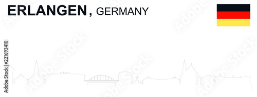 Erlangen, Silhouette