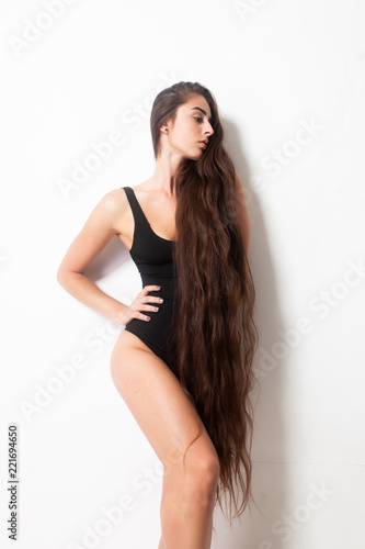 hair thick long healthy, long hair, hair care