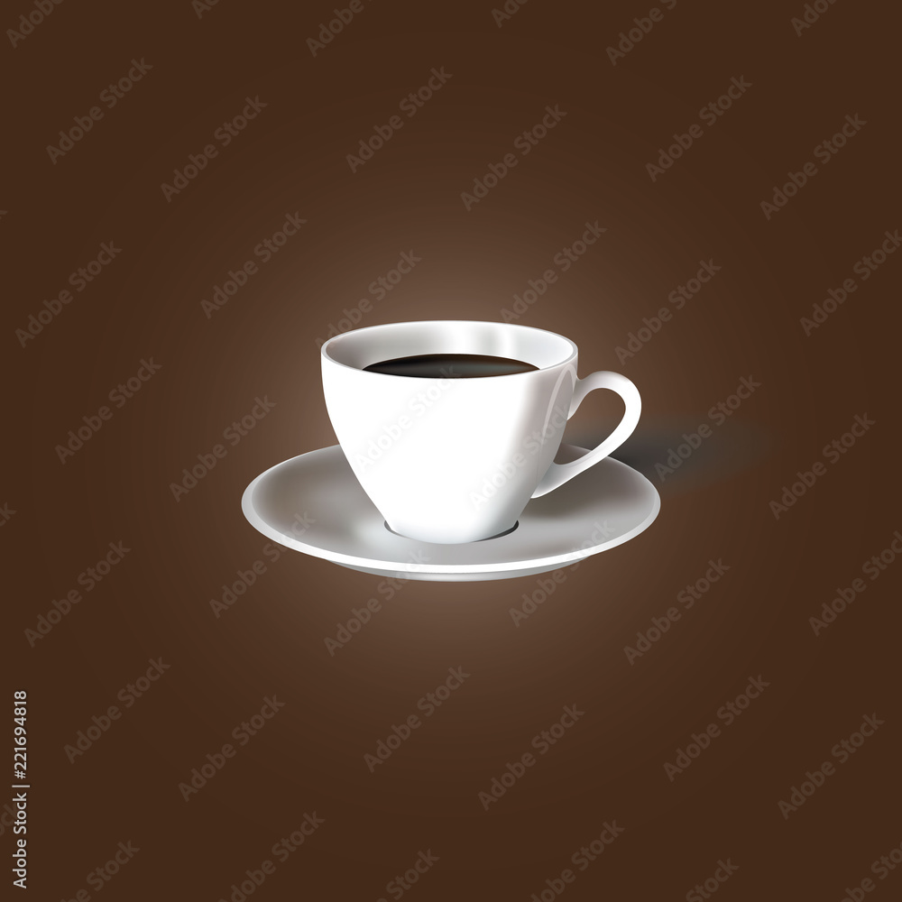 Obraz premium coffee cup vector graphics