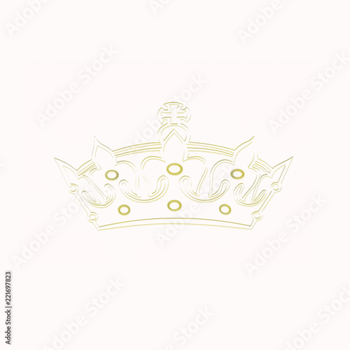 crown isolated on white background