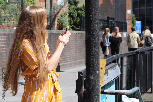 Girl on Street photo