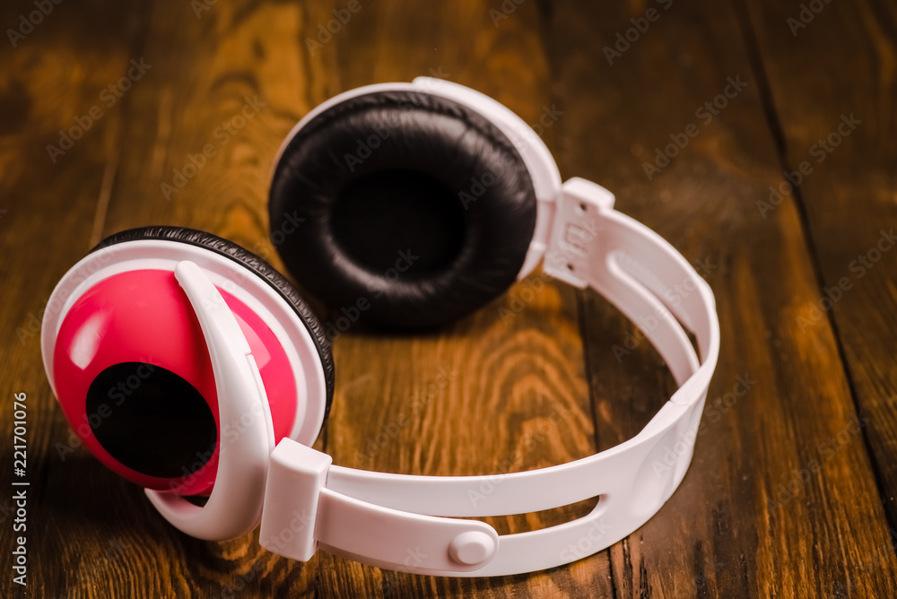 Sound music headphone. Audio technology Sound music headphone. Audio technology