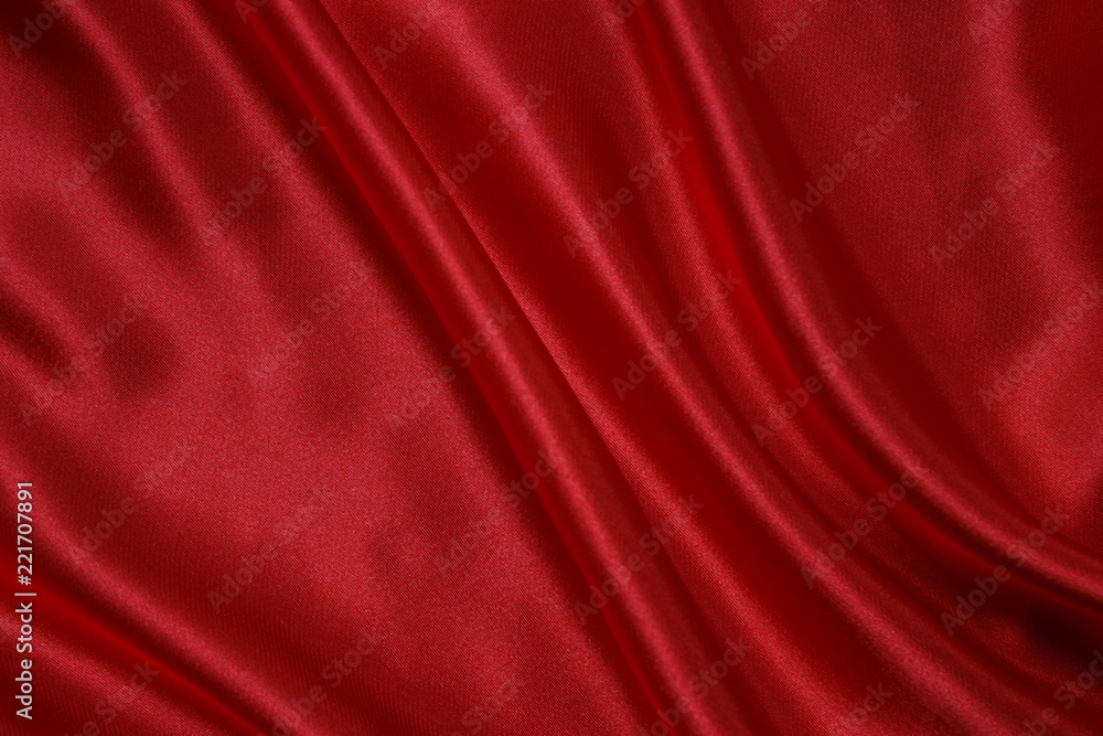 Red cloth waves background texture. Red cloth waves background texture.