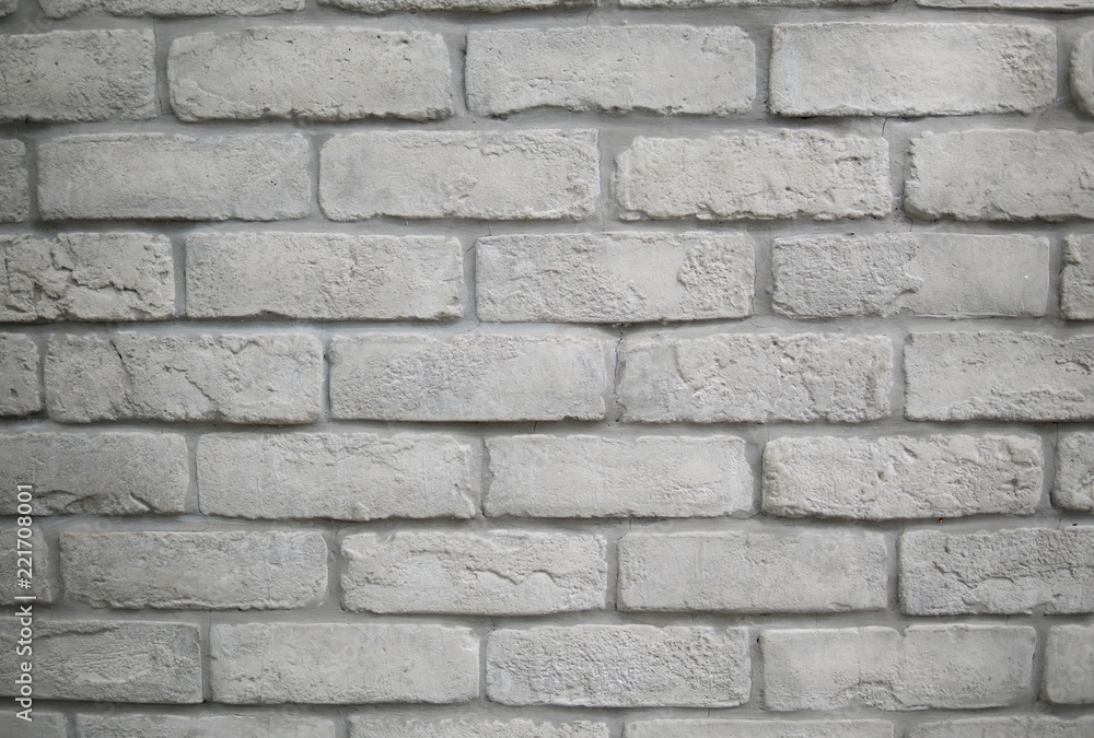 Modern white grey brick wall textured background. Modern white grey brick wall textured background.