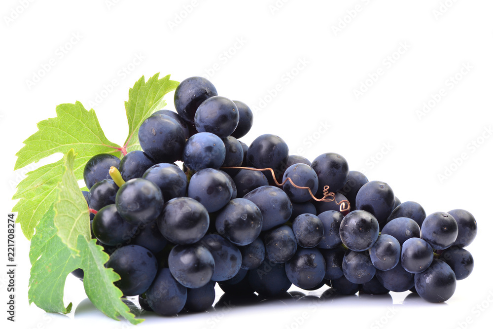 Grapes on a white background Grapes on a white background