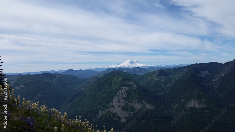 Fototapeta premium distant mountain