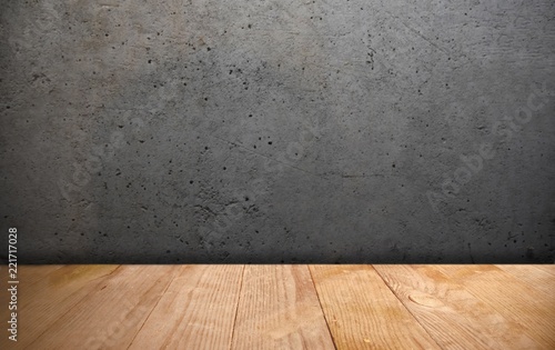 Präsentationsfläche / Hintergrund mit Holzboden