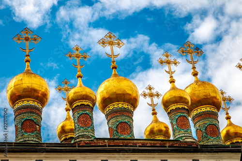 golden domes of orthodox church